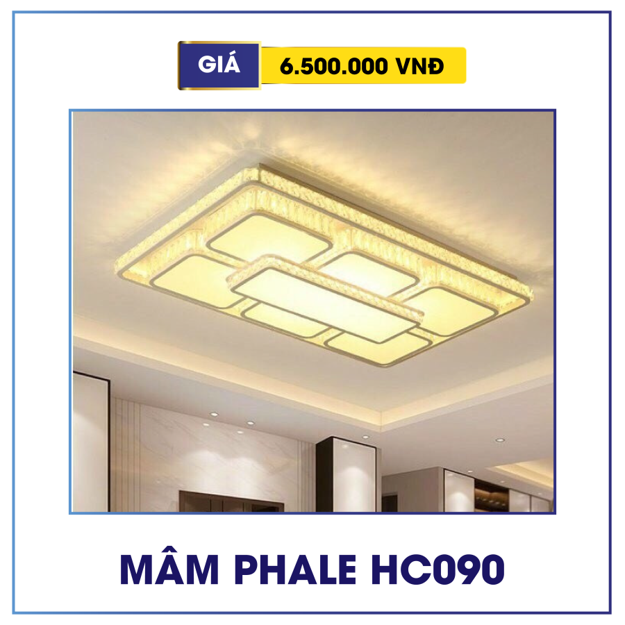 Đèn mâm pha lê trang trí HC090