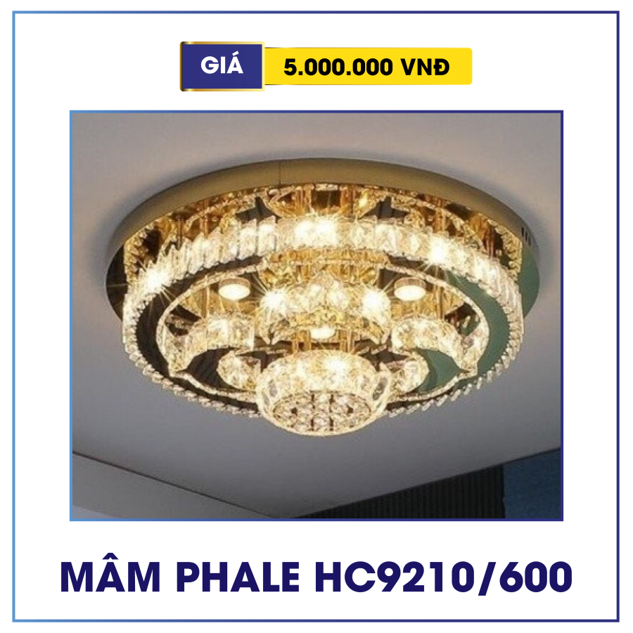 Đèn mâm pha lê trang trí HC9210