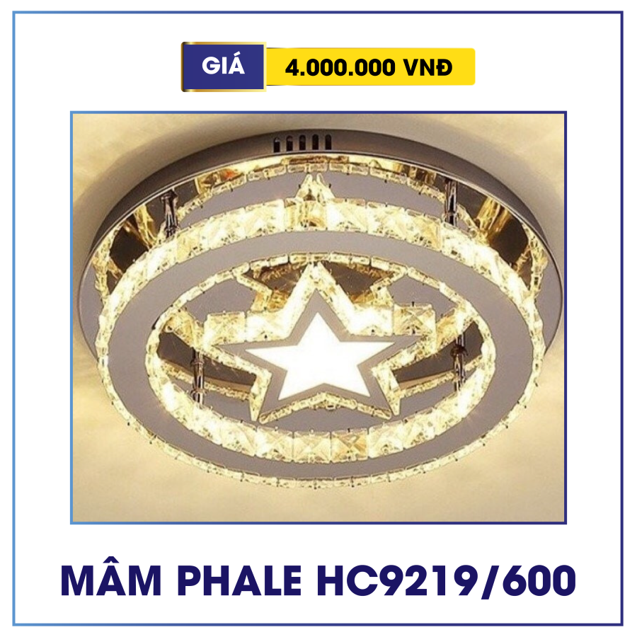 Đèn mâm pha lê trang trí HC9219